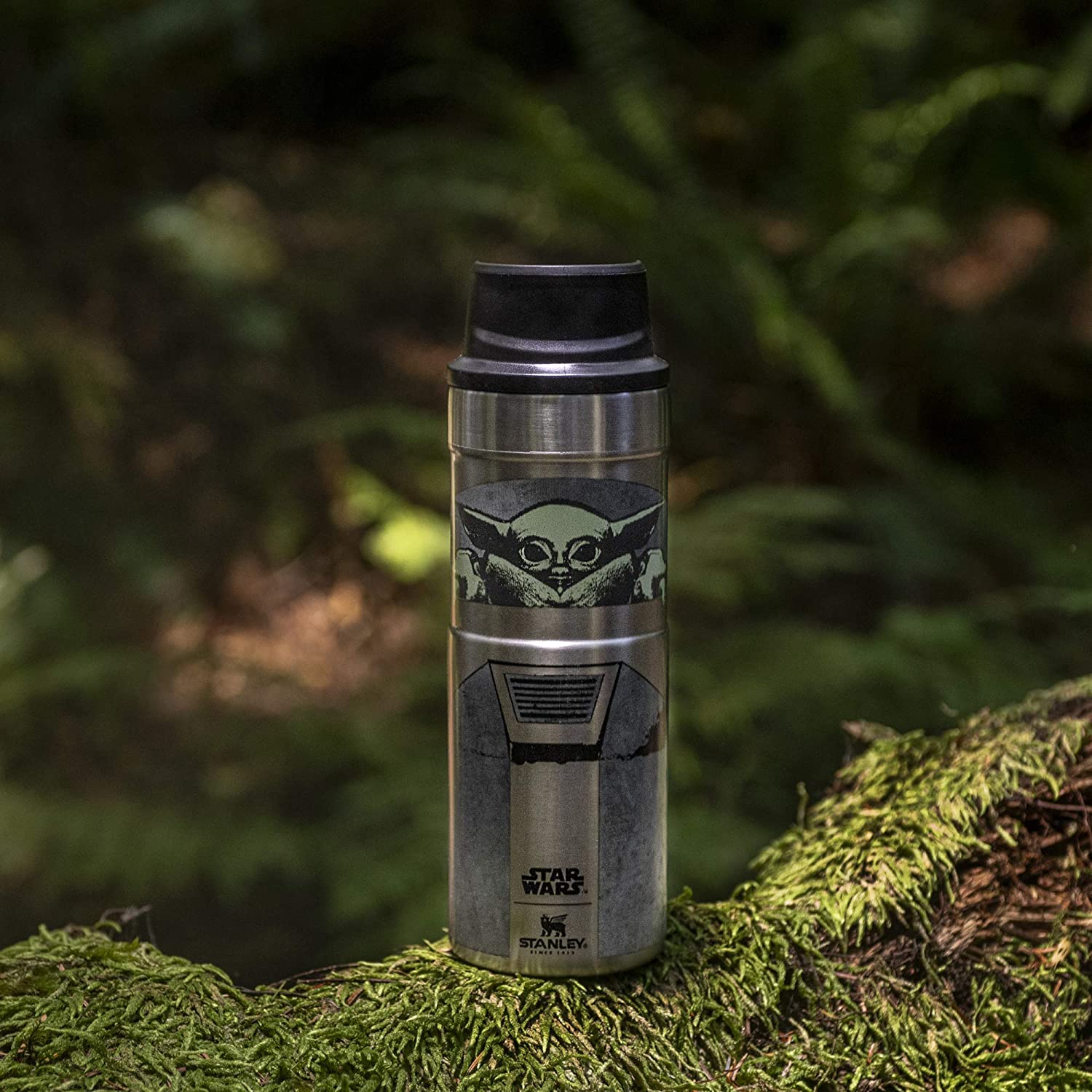 Mandalorian The Child Trigger-Action Travel Mug | 16 oz | Shop The Holiday | Stanley Stainless