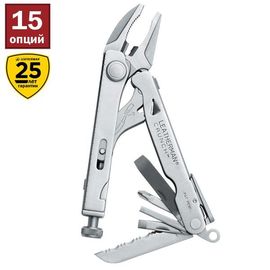 Мультитул Leatherman Crunch, кожаный чехол