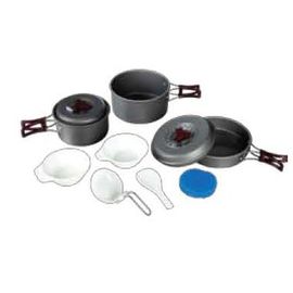 Набор посуды из анодированного алюминия на 2-3 персоны TRC-024