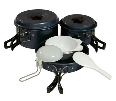 Набор посуды анодированной с антипригарным покрытием