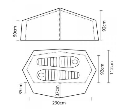 Палатка Zephyros 2 Lite