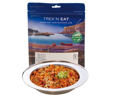 Рыба карри с рисом