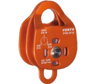 Блочек двойной Double дюраль с подшипником