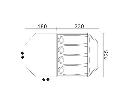 Палатка Tavrika 4