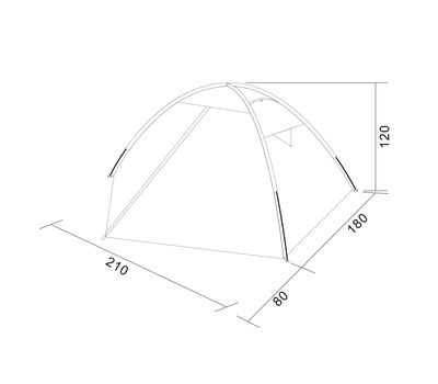 Палатка Steady 3 EXT