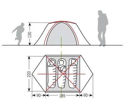 Палатка Campo Grande 3-4P