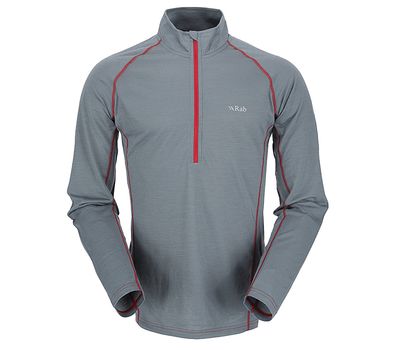 Термофутболка Rab MeCo 165 Long Sleeve Zip Tee Men