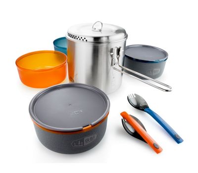 Набор посуды GSI Dualist Glacier Stainless