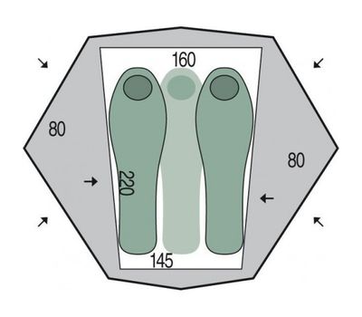 Палатка Pinguin Aero 3