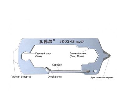 Карманный мультитул Sanrenmu SK034Z