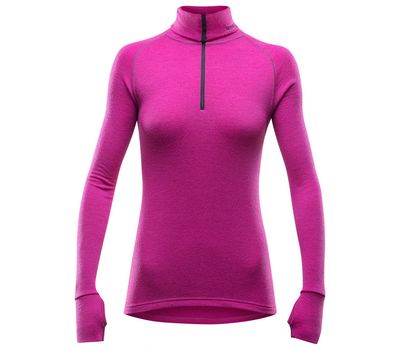 Термофутболка Devold Expedition Woman Zip Neck