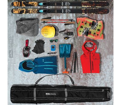 Чехол на колесиках для транспортировки лыж/сноуборда с ботинками.