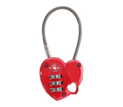 Munkees 3606 брелок-замок TSA Combi Lock Heart
