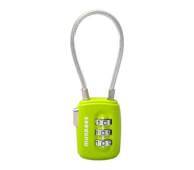 Кодовый замок Munkees 3608 Cable Combi Lock