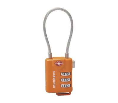 Кодовый замок Munkees 3609 TSA Cable Combi Lock