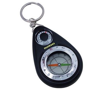 Брелок Munkees 3154 брелок-компас Compass with Thermometer
