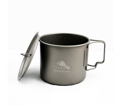 Кружка титановая TOAKS Titanium 550ml Pot POT-550