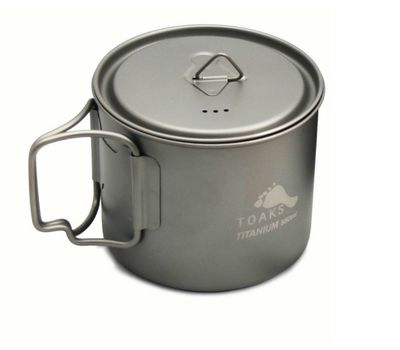Котелок TOAKS LIGHT Titanium 550ml Pot (Ultralight version) POT-550-L