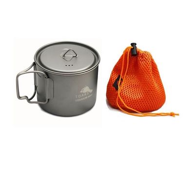 Котелок TOAKS LIGHT Titanium 550ml Pot (Ultralight version) POT-550-L