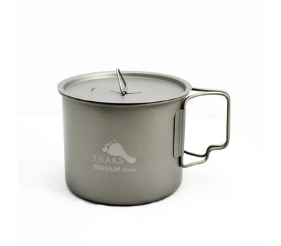 Кружка титановая TOAKS Titanium 550 ml Pot  POT-550