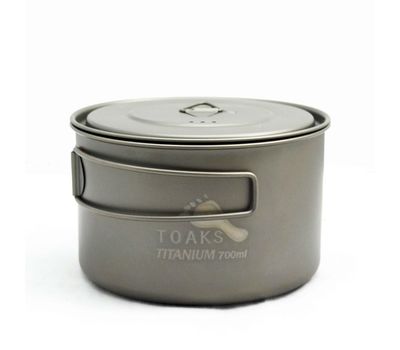 Котелок TOAKS LIGHT Titanium 700ml Pot POT-700-D115-L