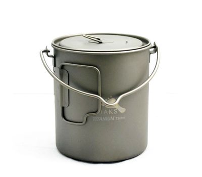 Котелок TOAKS Titanium 750ml Pot with Bail Handle POT-750-BH
