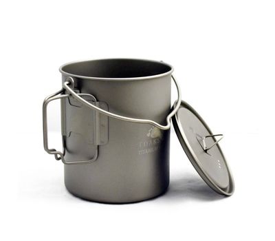 Котелок TOAKS Titanium 750ml Pot with Bail Handle POT-750-BH