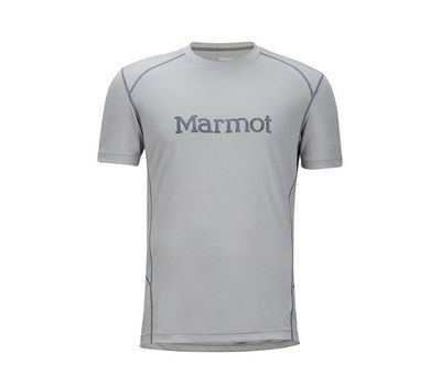 Футболка Marmot Windridge graphic ss  bright steel/grey storm