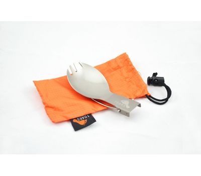 Складная ложка-вилка титановая TOAKS Titanium Folding Spork