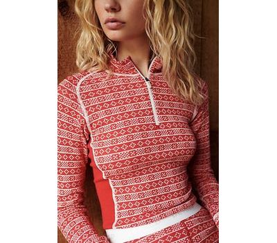 Термофутболка Devold Alnes Woman Half Zip Neck