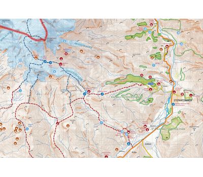 Карта Грузии 4 (Khevi, Mt.Kazbegi, Gudauri, Truso)