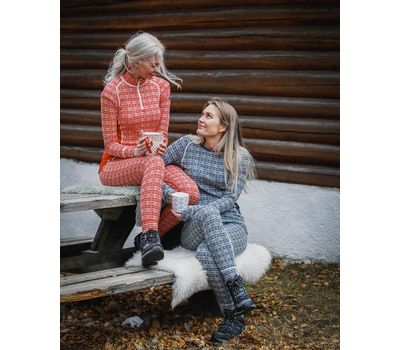 Термофутболка Devold Alnes Woman Half Zip Neck