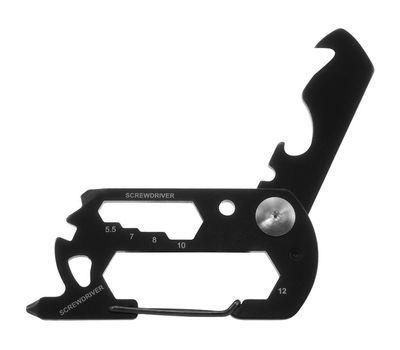 Брелок-мультиинструмент Munkees 2534 13-function Card Tool black