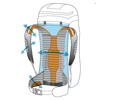 Рюкзак спортивный Ferrino Dry-Up 22 OutDry Black