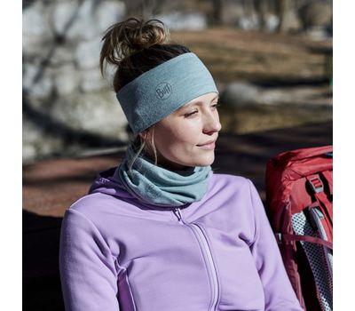 BUFF 113022.722.10.00 MIDWEIGHT MERINO WOOL pool melange