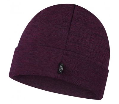 Шапка BUFF HEAVYWEIGHT MERINO WOOL LOOSE HAT purplish multi stripes