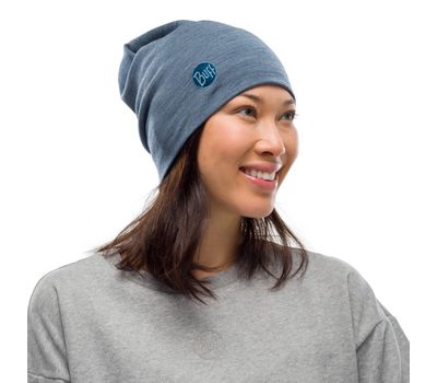 Шапка BUFF HEAVYWEIGHT MERINO WOOL LOOSE HAT ensign multi stripes