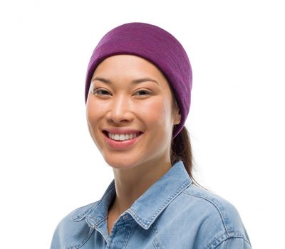 BUFF 113022.609.10.00 MIDWEIGHT MERINO WOOL purplish melange