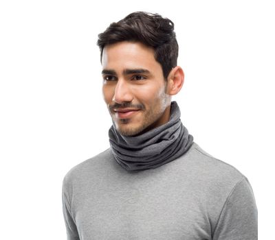 BUFF 113022.933.10.00 MIDWEIGHT MERINO WOOL light grey melange