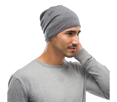BUFF 113022.933.10.00 MIDWEIGHT MERINO WOOL light grey melange