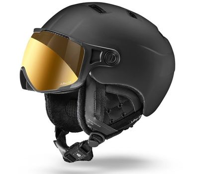 Шлем горнолыжный Julbo Sphere Connect noir zeb, Лыжный шлем с визором