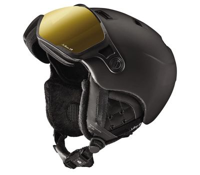 Шлем горнолыжный Julbo Sphere Connect noir zeb, Лыжный шлем с визором