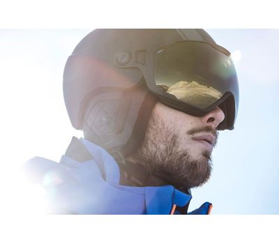 Шлем горнолыжный Julbo Sphere Connect noir zeb, Лыжный шлем с визором