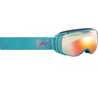 Маска горнолыжная Julbo Luna Zebra light blue/fire 1-3