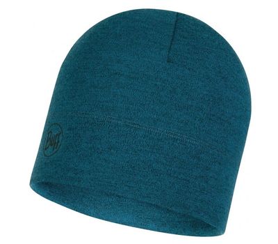 Шапка BUFF MIDWEIGHT MERINO WOOL HAT ocean  melange