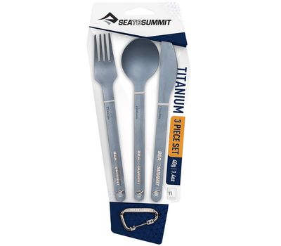 Набор Sea to Summit Titanium Cutlery Set 3 Grey