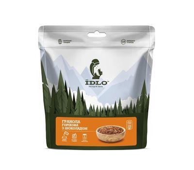 Гранола ореховая  с шоколадом ЇDLO, 100гр