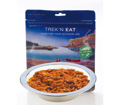 Острая говядина, запеченная с лапшой