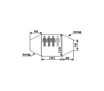 Палатка Covert AL thyme/raven