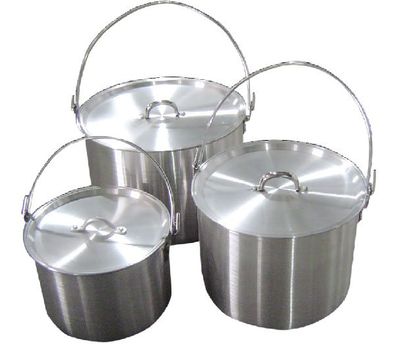 Котел алюминиевый с крышкой 13 л